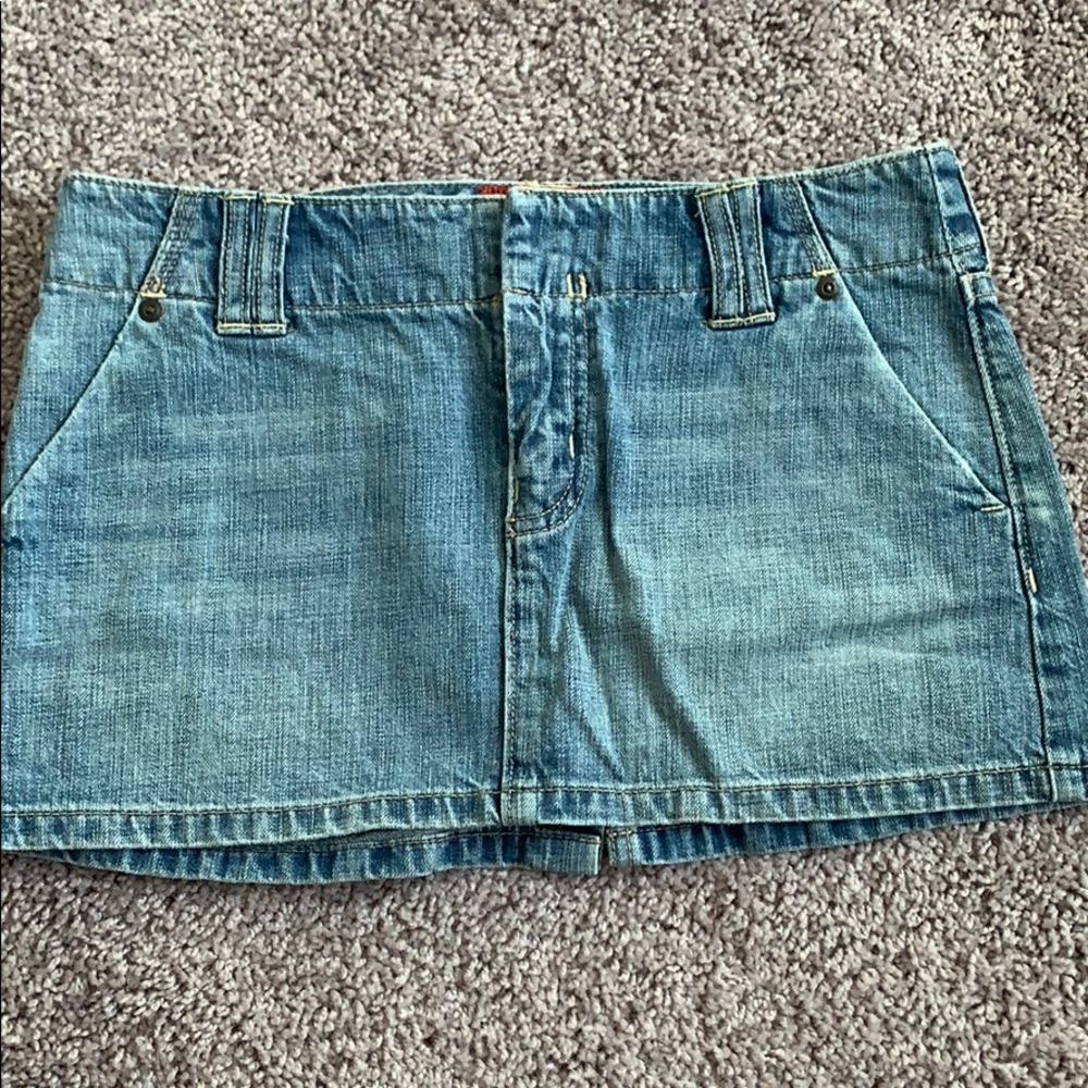 Hollister denim skirt